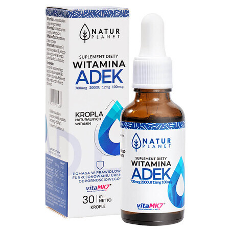 Natur Planet Vitamina ADEK, gocce, 30 ml