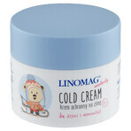 Linomag Emolients Cold Cream, crema invernale protettiva per neonati e bambini dal primo giorno di vita, 50 ml