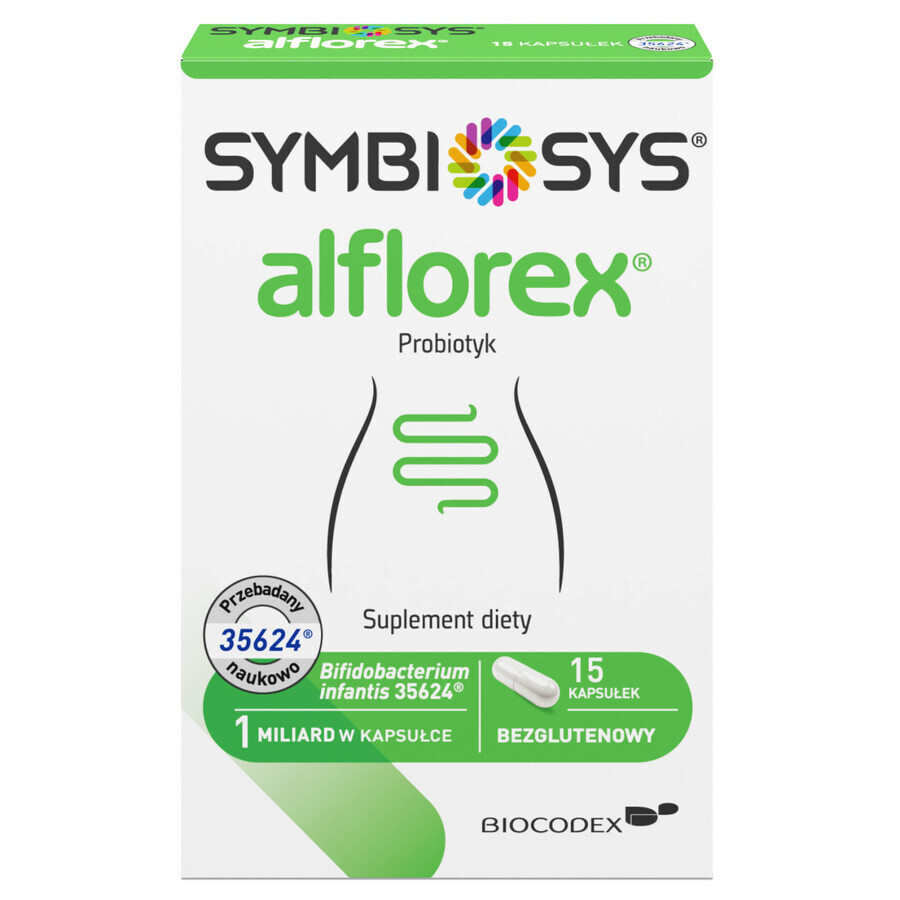 Symbiosys Alflorex, 15 capsule