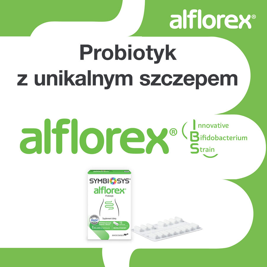 Symbiosys Alflorex, 15 capsule