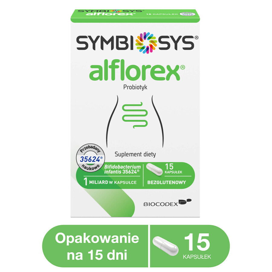 Symbiosys Alflorex, 15 capsule