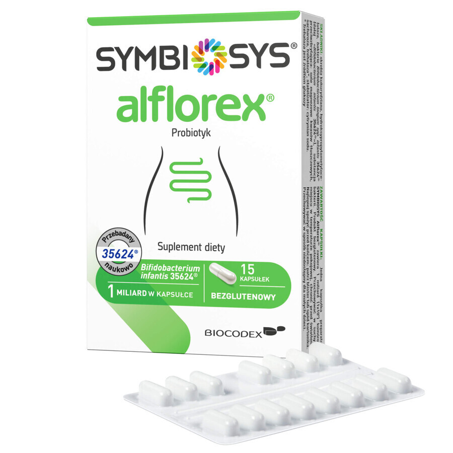 Symbiosys Alflorex, 15 capsule