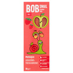 Bob Snail Roll Snack di frutta, mela, fragola, 30 g