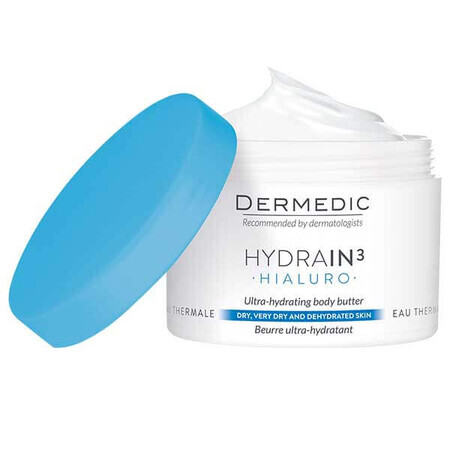 Dermedic Hydrain 3 Hyaluro, ultra-moisturizing body butter, 225 ml