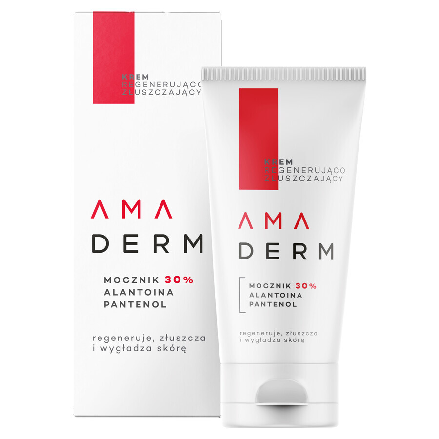 Amaderm Urea 30%, crema rigenerante ed esfoliante, 50 ml