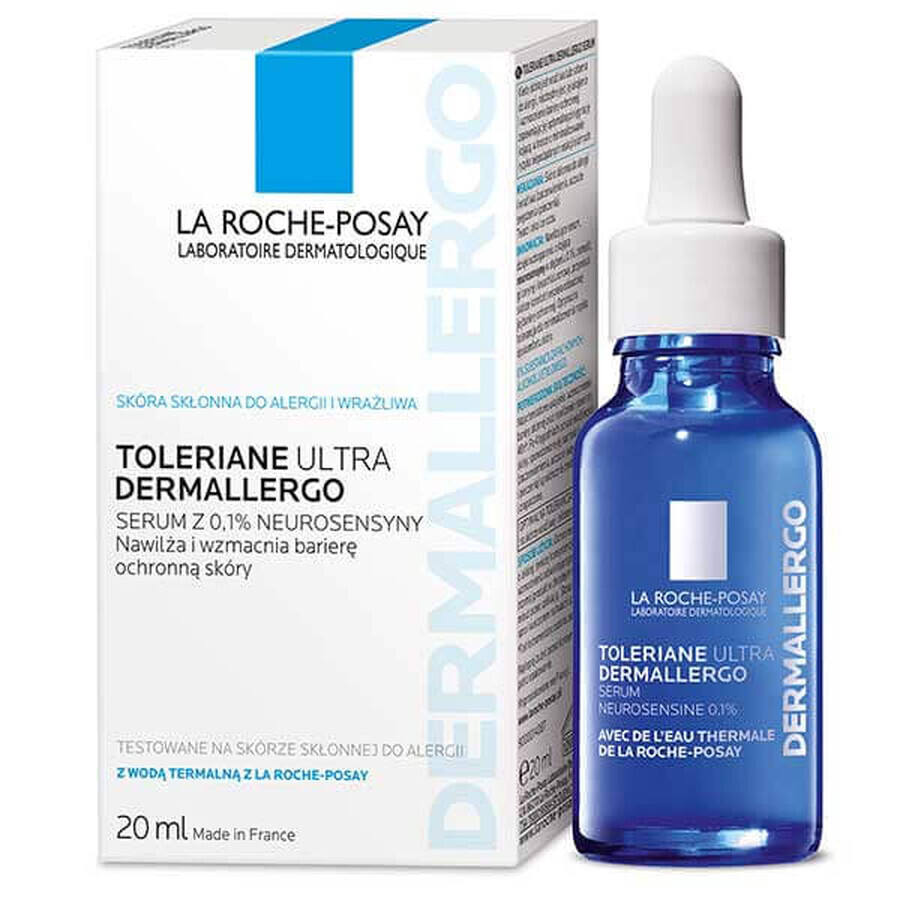 La Roche-Posay Toleriane Ultra Dermallergo, verzachtend hydraterend serum, gevoelige en allergiegevoelige huid, 20 ml