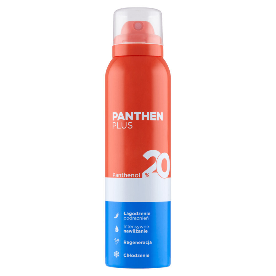 Panthen Plus, schiuma rinfrescante, pantenolo 20%, 150 ml