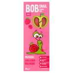 Bob Snail Roll Snack with fruit, apple, raspberry, 30 g