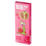 Bob Snail Roll Snack with fruit, apple, raspberry, 30 g