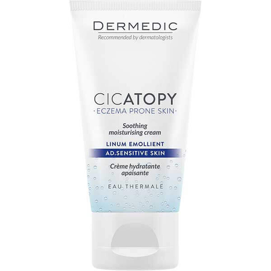 Dermedic Cicatopy, crema viso lenitiva, idratante, per pelli secche e atopiche, 50 ml