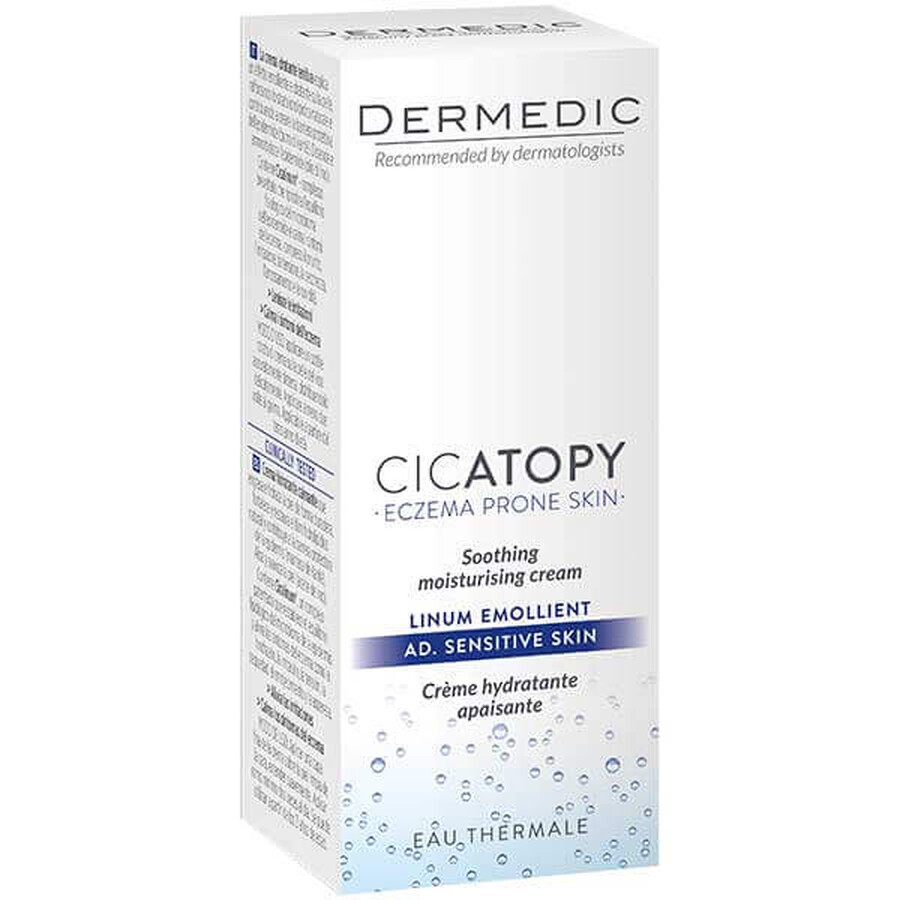 Dermedic Cicatopy, crema viso lenitiva, idratante, per pelli secche e atopiche, 50 ml