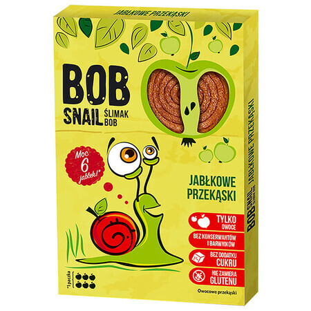 Bob Snail Roll Snack alla frutta, mela, 60 g