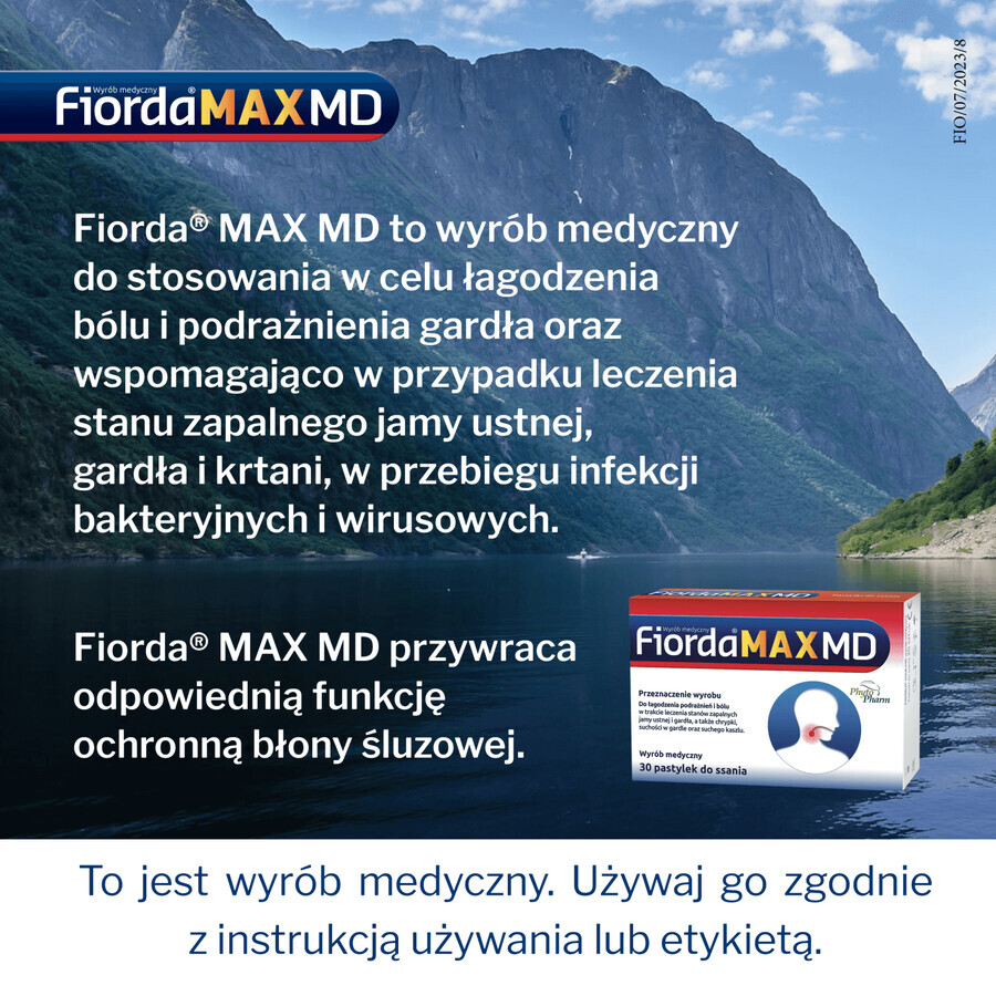 Fiorda Max MD, 30 Lutschtabletten