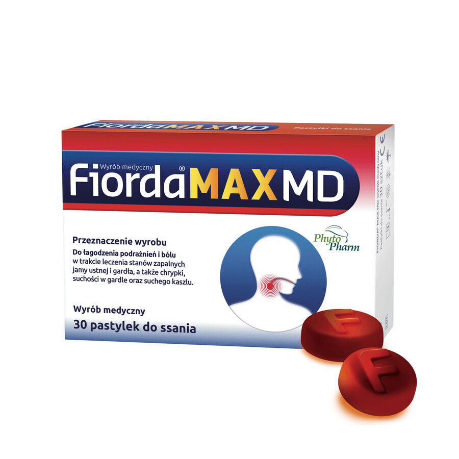 Fiorda Max MD, 30 Lutschtabletten