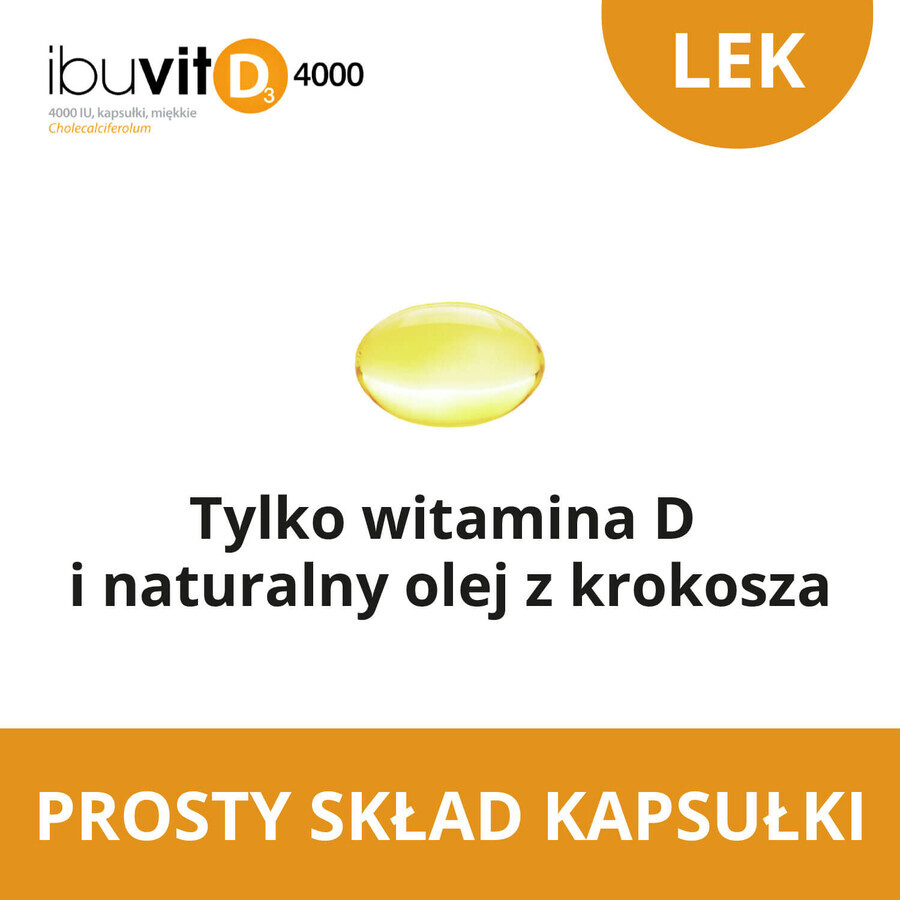 Ibuvit D3 4000 UI, 90 cápsulas