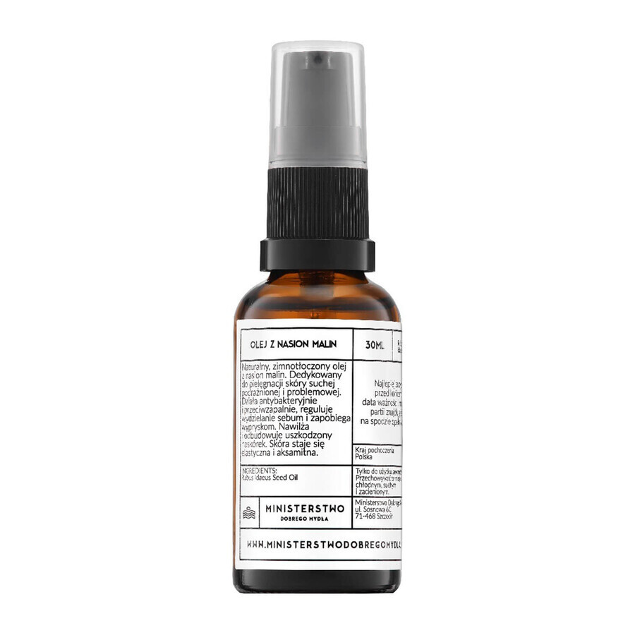 Ministero del Buon Sapone, Olio di semi di lampone, 30 ml