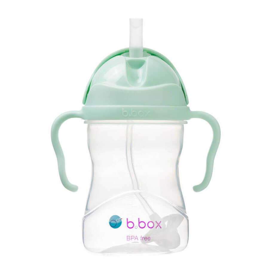 B.Box, bottiglia con cannuccia, Gelato Pistacchio, da 6 mesi, 240 ml