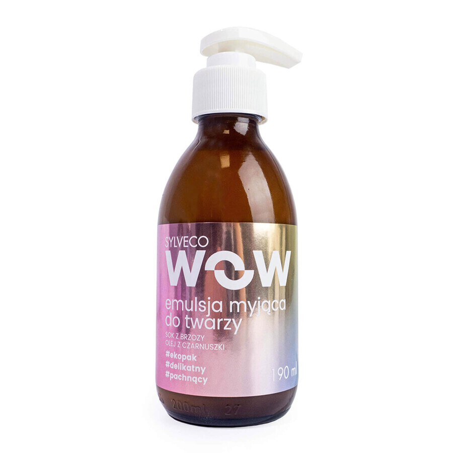 Sylveco WOW, facial cleansing emulsion, 190 ml