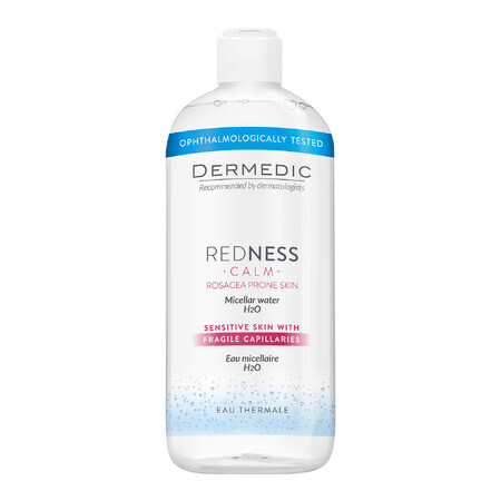 Dermedic Redness Calm, Lozione micellare H2O, pelle sensibile, 500 ml