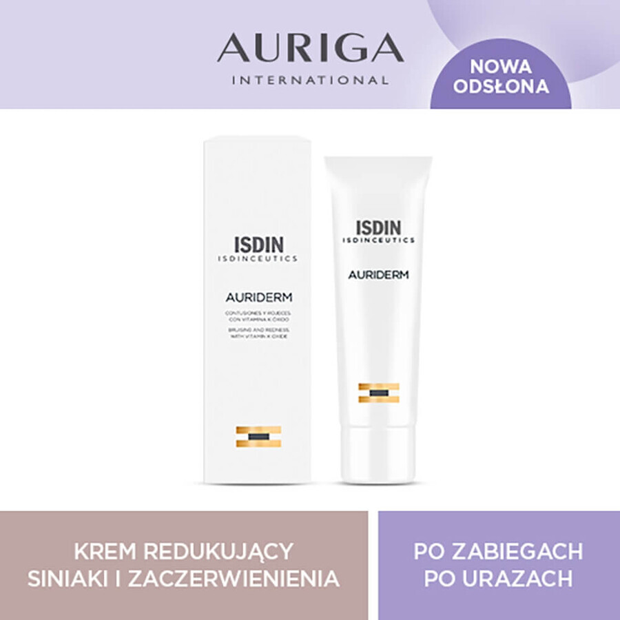 Isdin Isdinceutics Auriderm, crema alla vitamina K ossidata, 50 ml