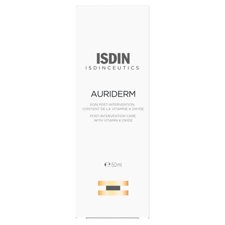 Isdin Isdinceutics Auriderm, crema alla vitamina K ossidata, 50 ml