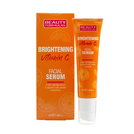 Beauty Formulas Brightening Vitamin C, aufhellendes Gesichtsserum, mit Vitamin C, 30 ml