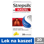 Strepsils for cough 375 mg, 20 hard capsules