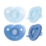 Avent Soothie, fopspeen, silicone, orthodontisch, jongen, SCF099/21, 0-6 maanden, 2 stuks