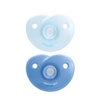 Avent Soothie, fopspeen, silicone, orthodontisch, jongen, SCF099/21, 0-6 maanden, 2 stuks