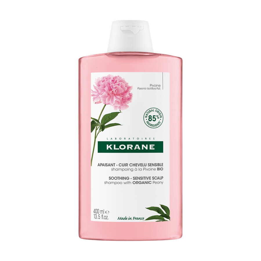 Klorane, șampon de păr cu bujor organic, 400 ml