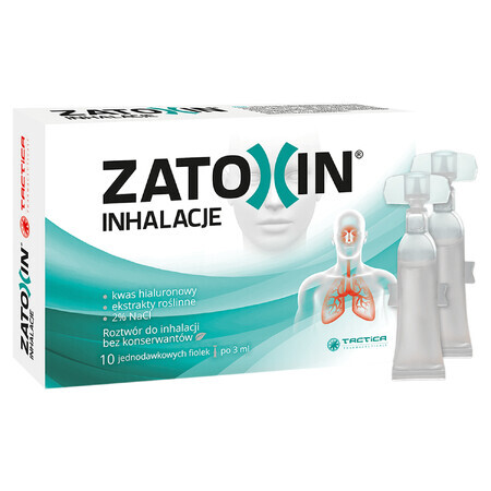 Zatoxin Inhalation, Lösung zum Einatmen, 3 ml x 10 Ampullen