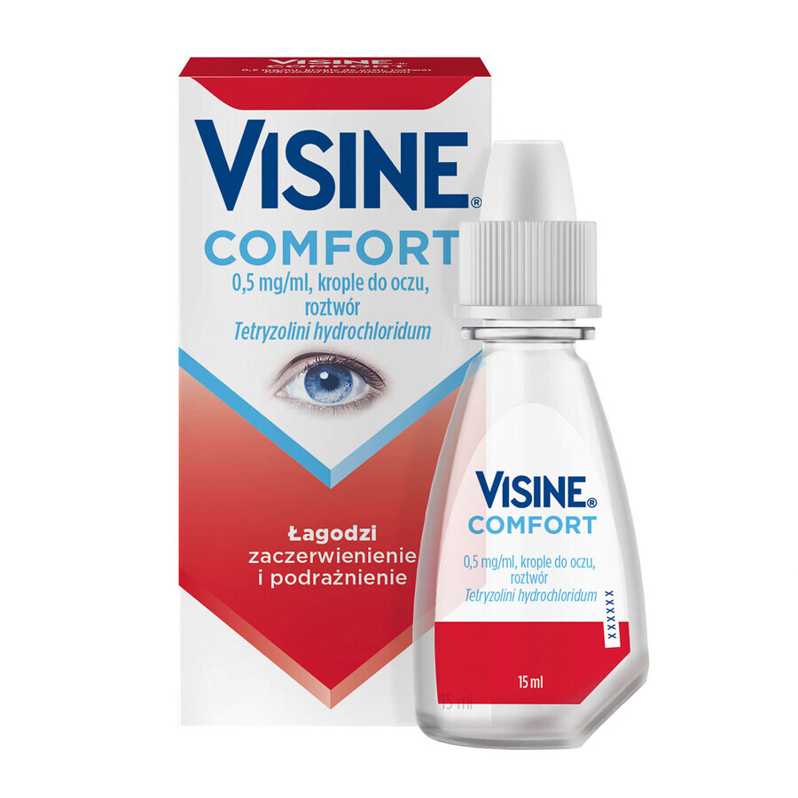 Visine Comfort 0,5 mg/ml, collirio, soluzione, 15 ml