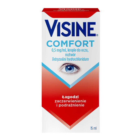 Visine Comfort 0,5 mg/ml, collirio, soluzione, 15 ml