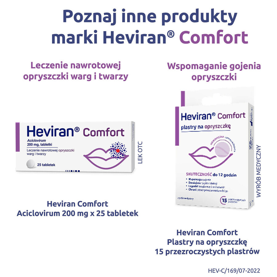 Heviran Comfort Max 400 mg, 60 comprimate