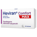 Heviran Comfort Max 400 mg, 60 comprimate