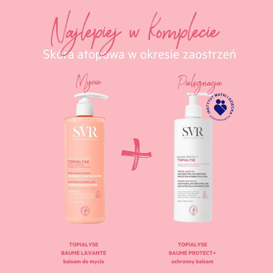 SVR Topialyse Baume Protect+, lozione protettiva, 400 ml