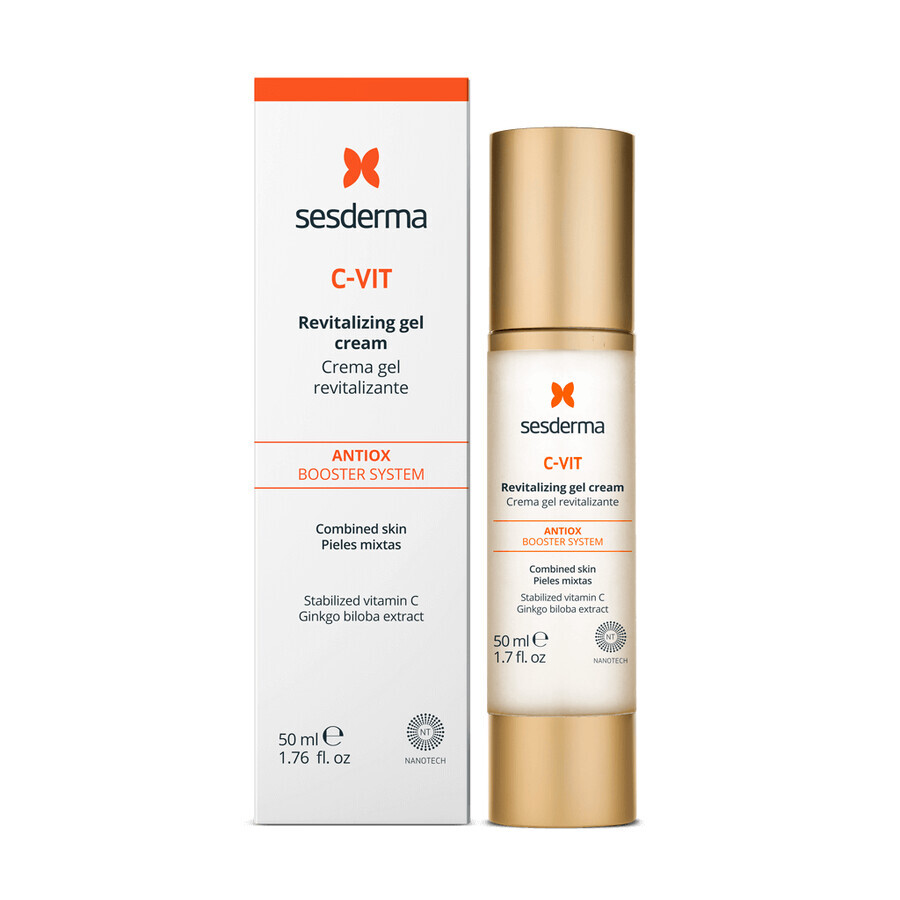 Sesderma C-Vit, gel-crème revitalisant pour le visage, 50 ml