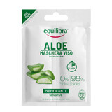 Equilibra Aloe, maschera viso purificante, 2 x 7,5 ml