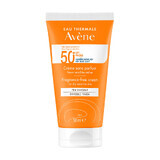 Avene Sun, crema protettiva per il viso, senza profumo, per pelli secche e sensibili, SPF 50+, 50 ml