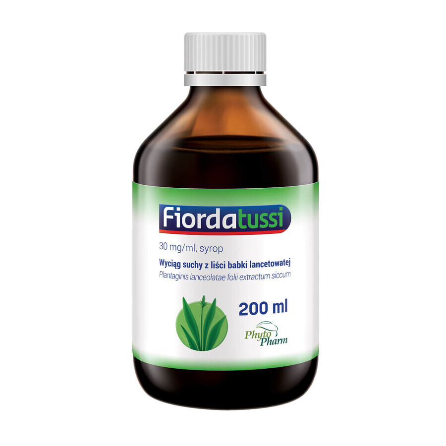 Fiordatussi 30 mg/ml, jarabe, 200 ml