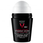 Vichy Homme Clinical Control, antitraspirante roll-on per uomo, protezione di 96 ore, 50 ml