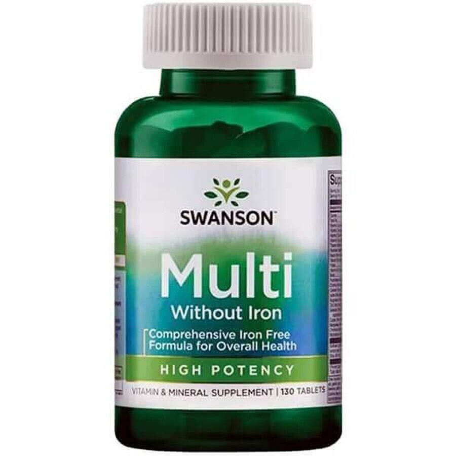 Multivitaminici Century senza ferro, 130 compresse, Swanson