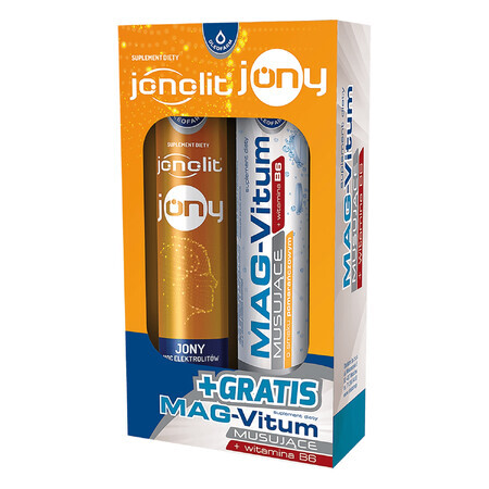 Ionolite Ions, 20 compresse effervescenti + Mag-Vitum B6, 20 compresse effervescenti gratis