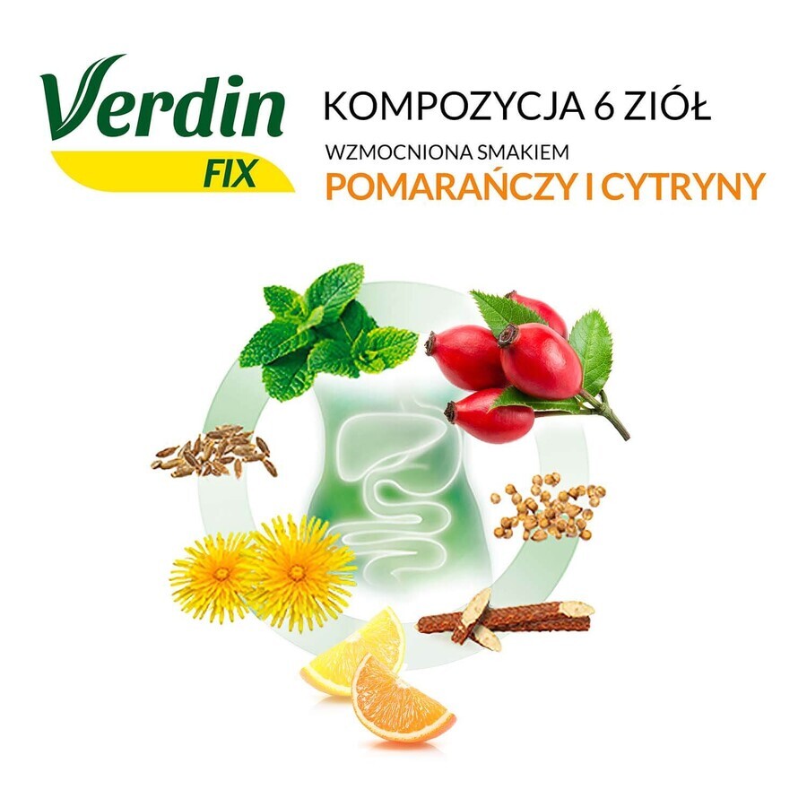 Verdin Fix agli agrumi, 20 bustine