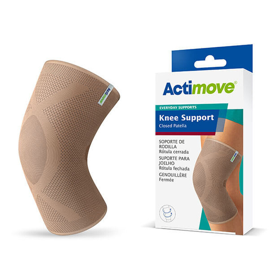 Actimove Everyday Supports, ginocchiera con rotula incassata, beige, taglia L, 1 pezzo