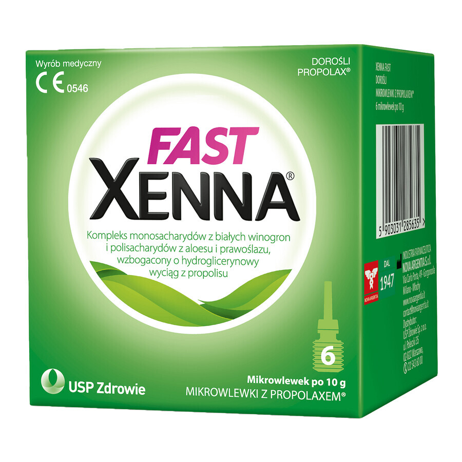 Xenna Fast, 10 gx 6 micro-infusions