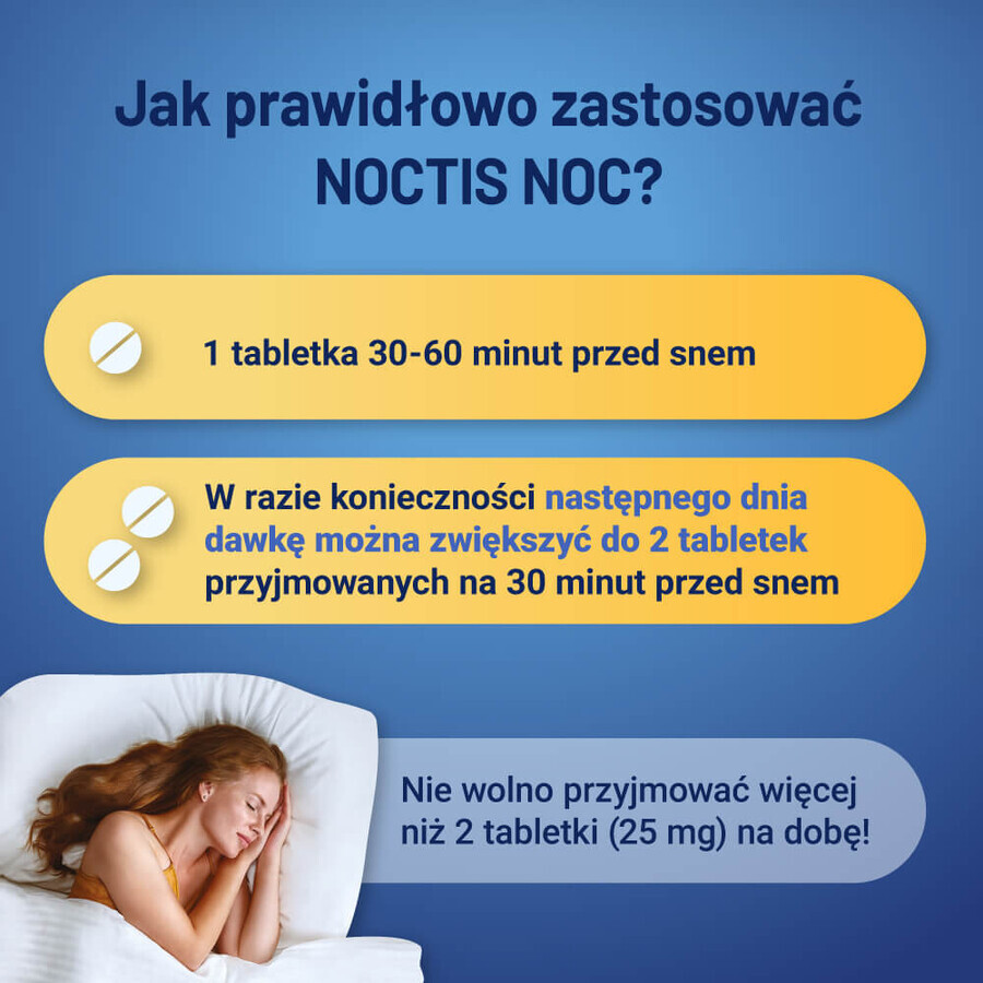 Noctis Noc 12,5 mg, 7 comprimidos recubiertos con película