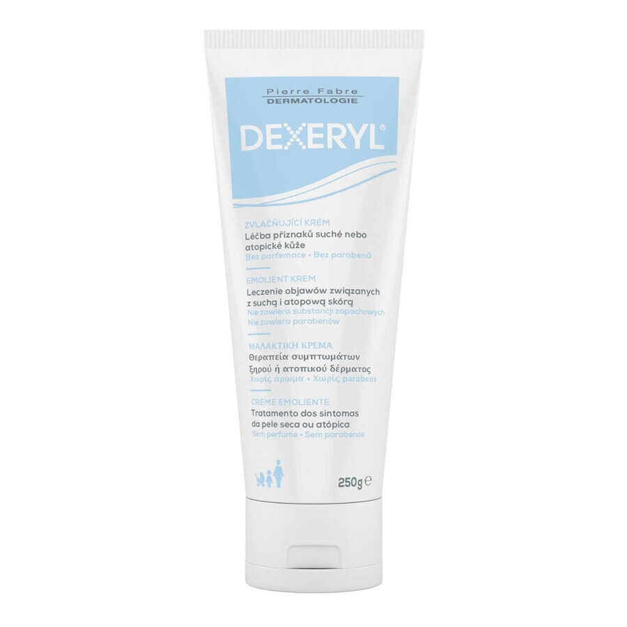 Dexeryl, crema emolliente per pelli secche, 250 g