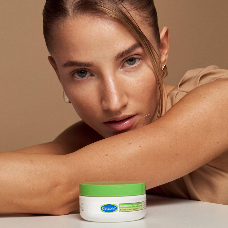 Cetaphil, crème hydratante pour le visage avec acide hyaluronique, crème de nuit, 48 ml