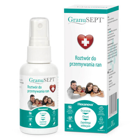 GranuSEPT, soluție de curățare a plăgilor, 60 ml